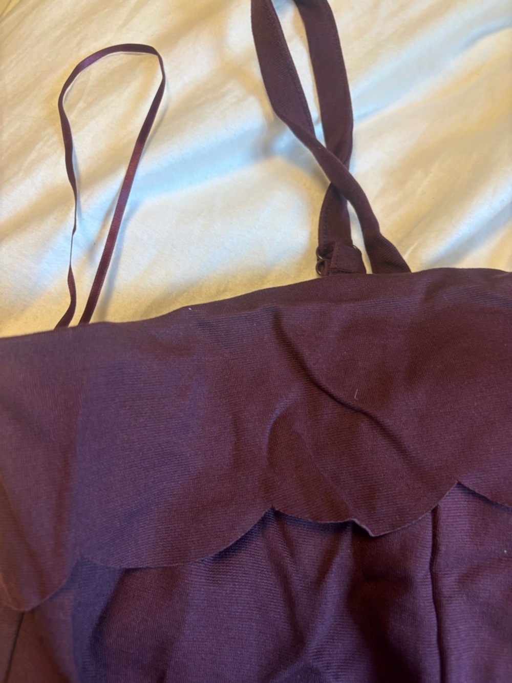 Purple Ruffled Dress - Picture 3 of 6